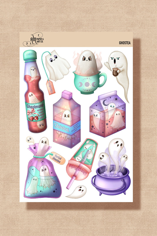 Ghostea Stickers