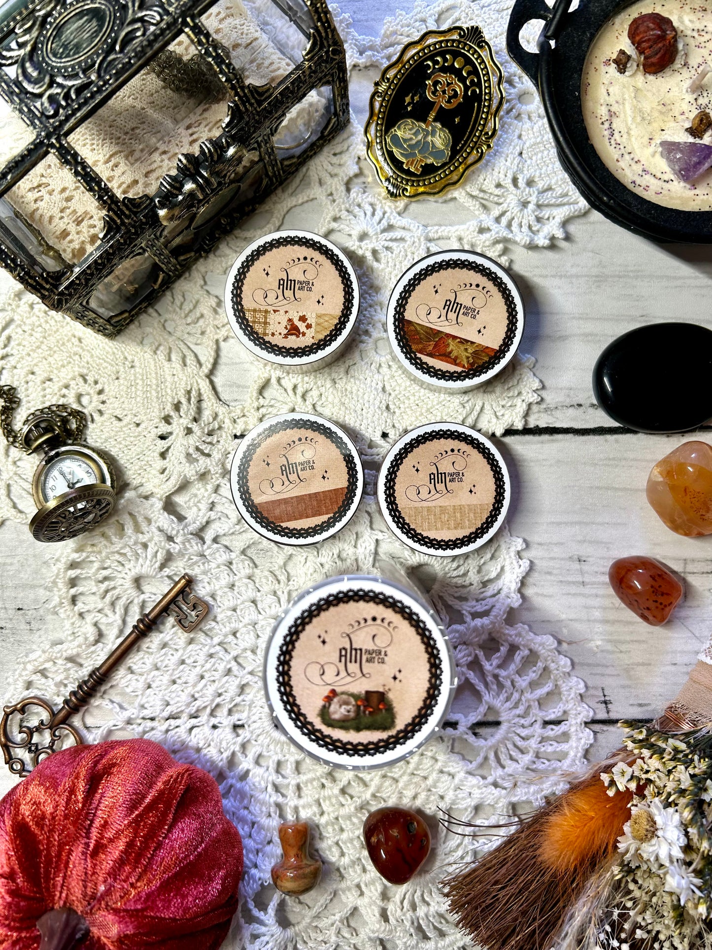 Autumn Quilt Washi Tape (15mm)