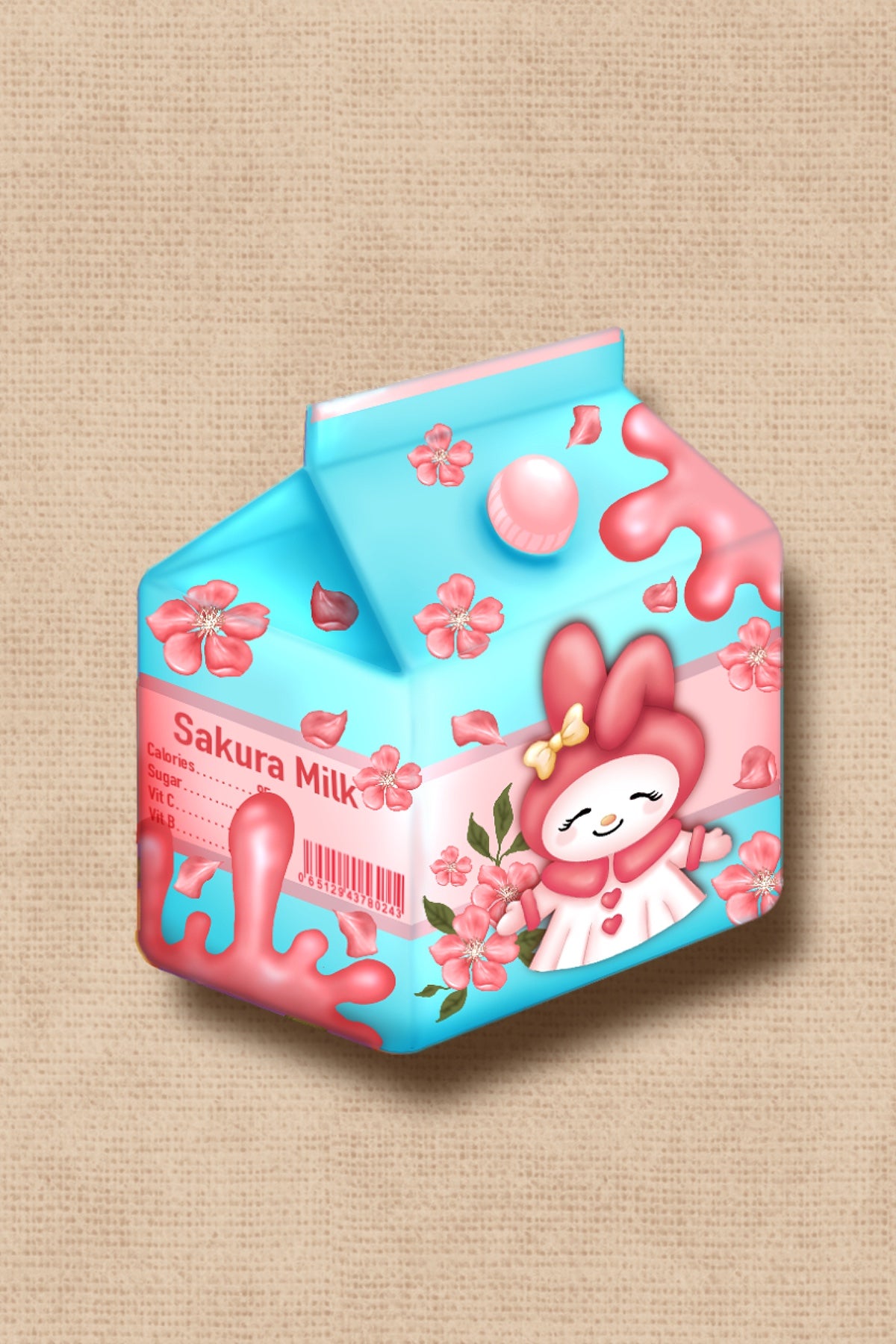 PRE-ORDER Juice Box (M) Die Cut Sticker (ships in 4-6 weeks)