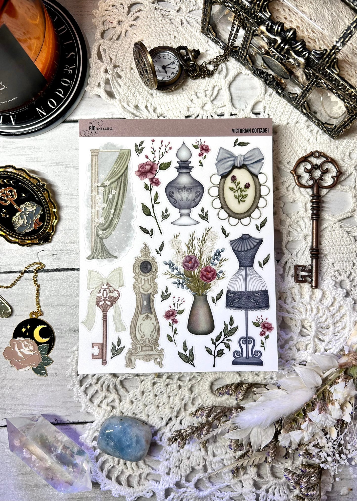 Victorian Cottage I Stickers