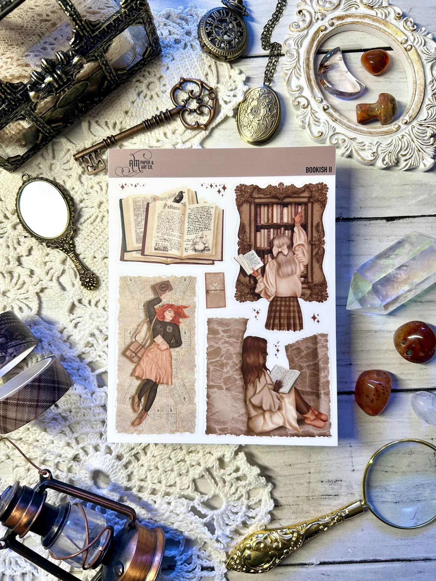 Bookish II Stickers