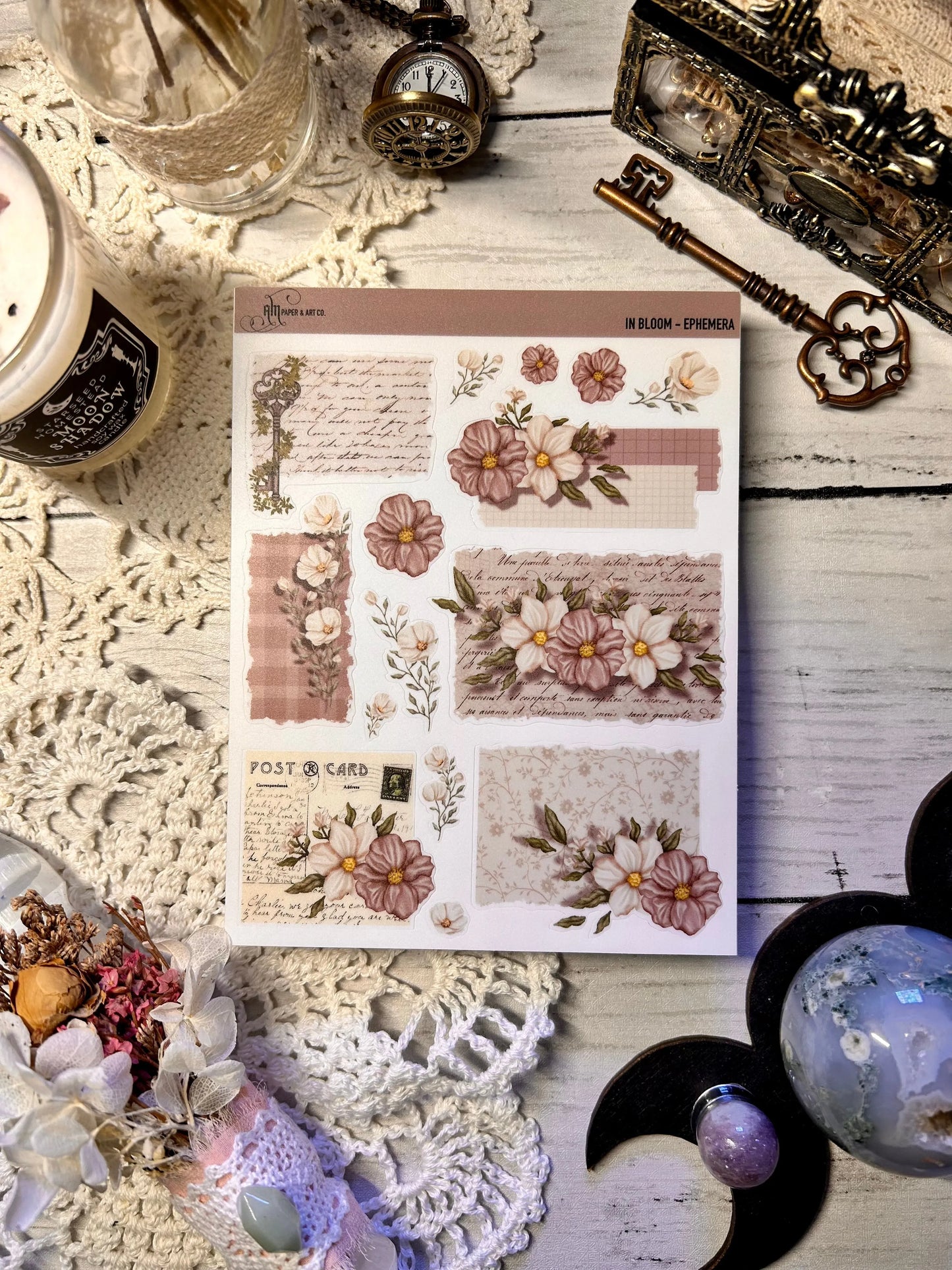 In Bloom Ephemera Stickers