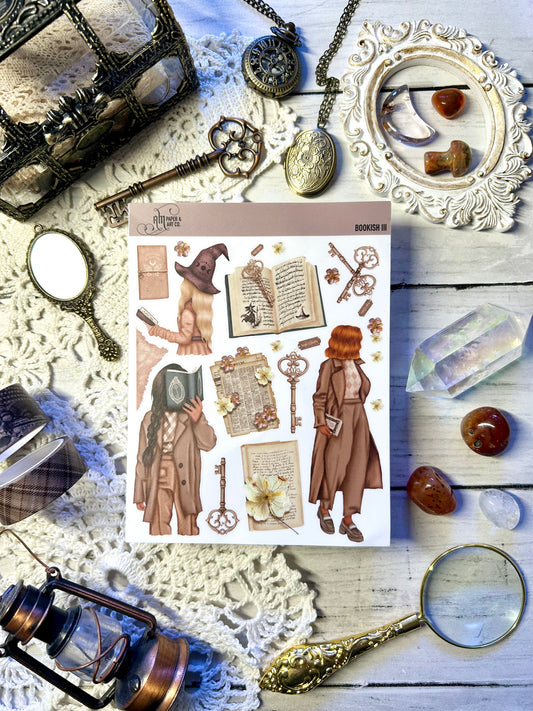 Bookish III Stickers