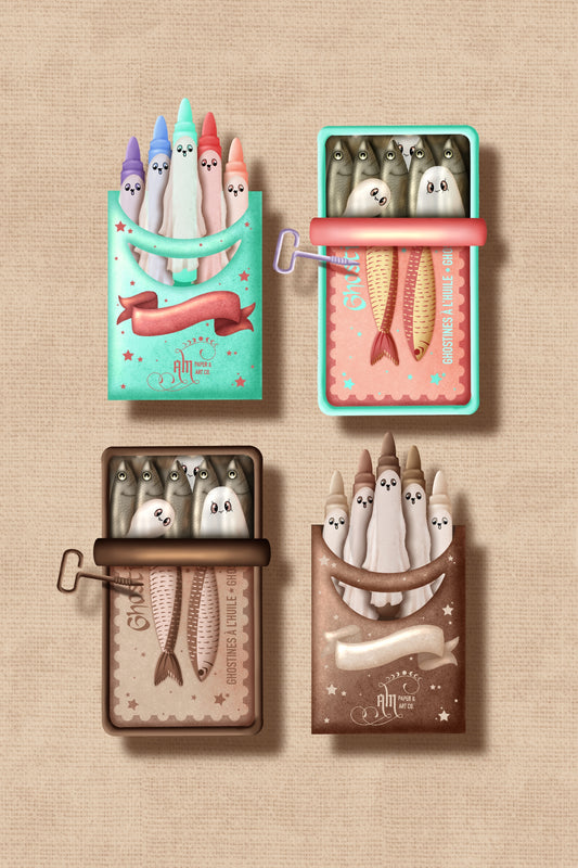 Ghostines Die Cut Sticker