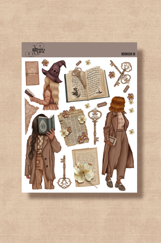 Bookish III Stickers