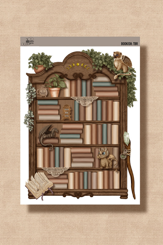 Bookish (TBR) Stickers (5.5"x8.5")