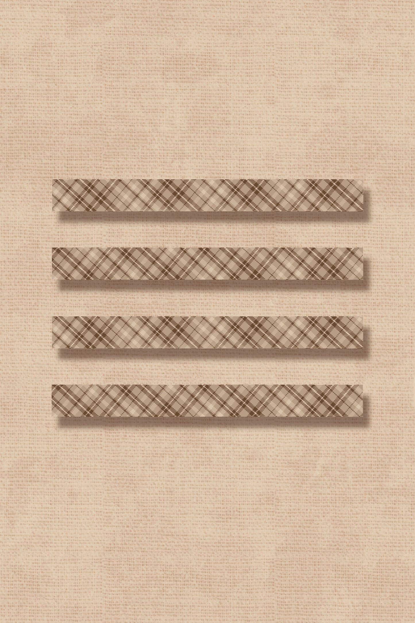 Bookish Plaid Washi Tape (15 mm)