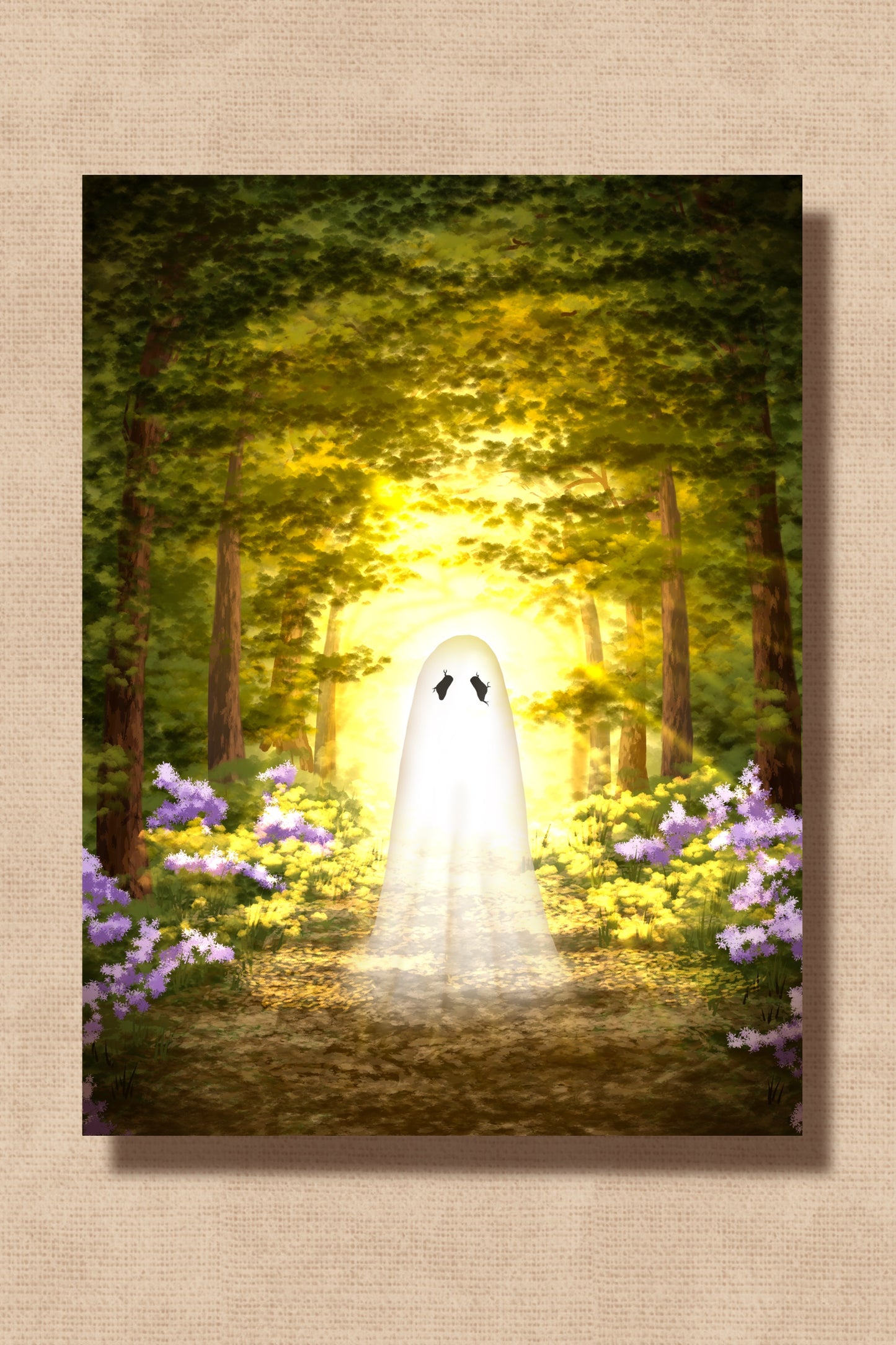 Forest Ghost Art Print/Postcard