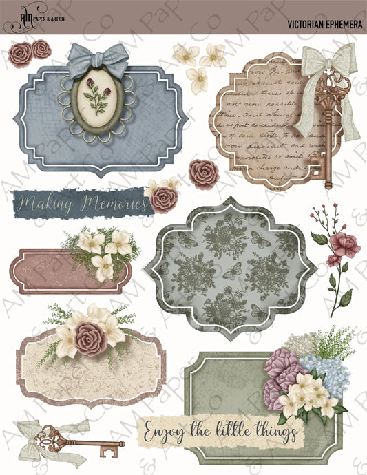 Victorian Ephemera Stickers