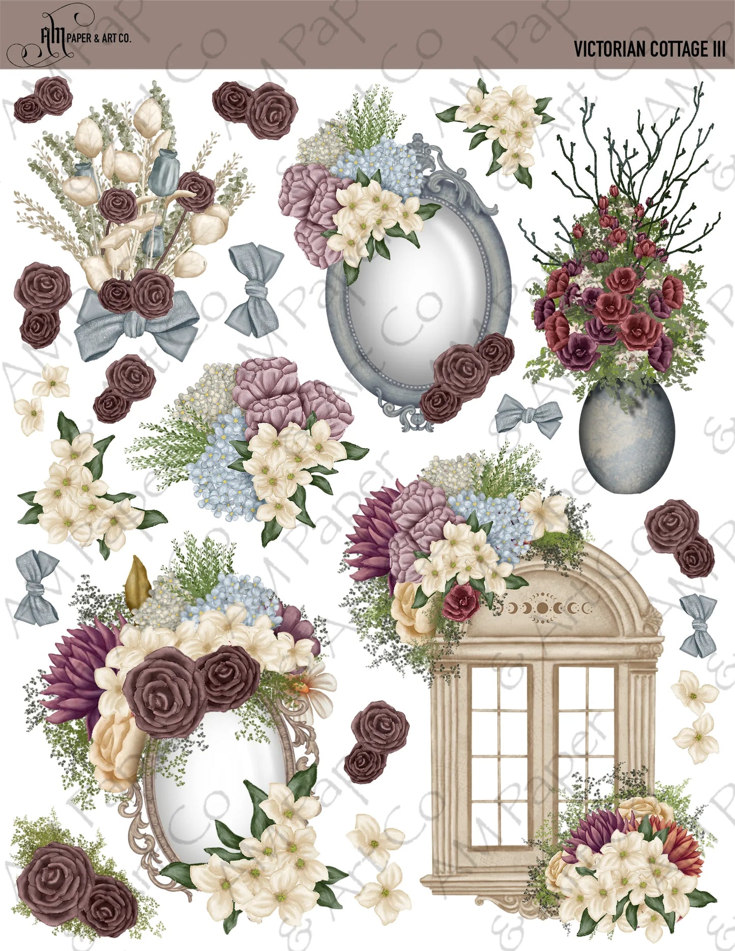 Victorian Cottage III Stickers