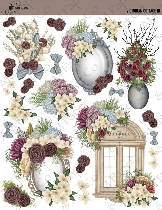 Victorian Cottage III Stickers