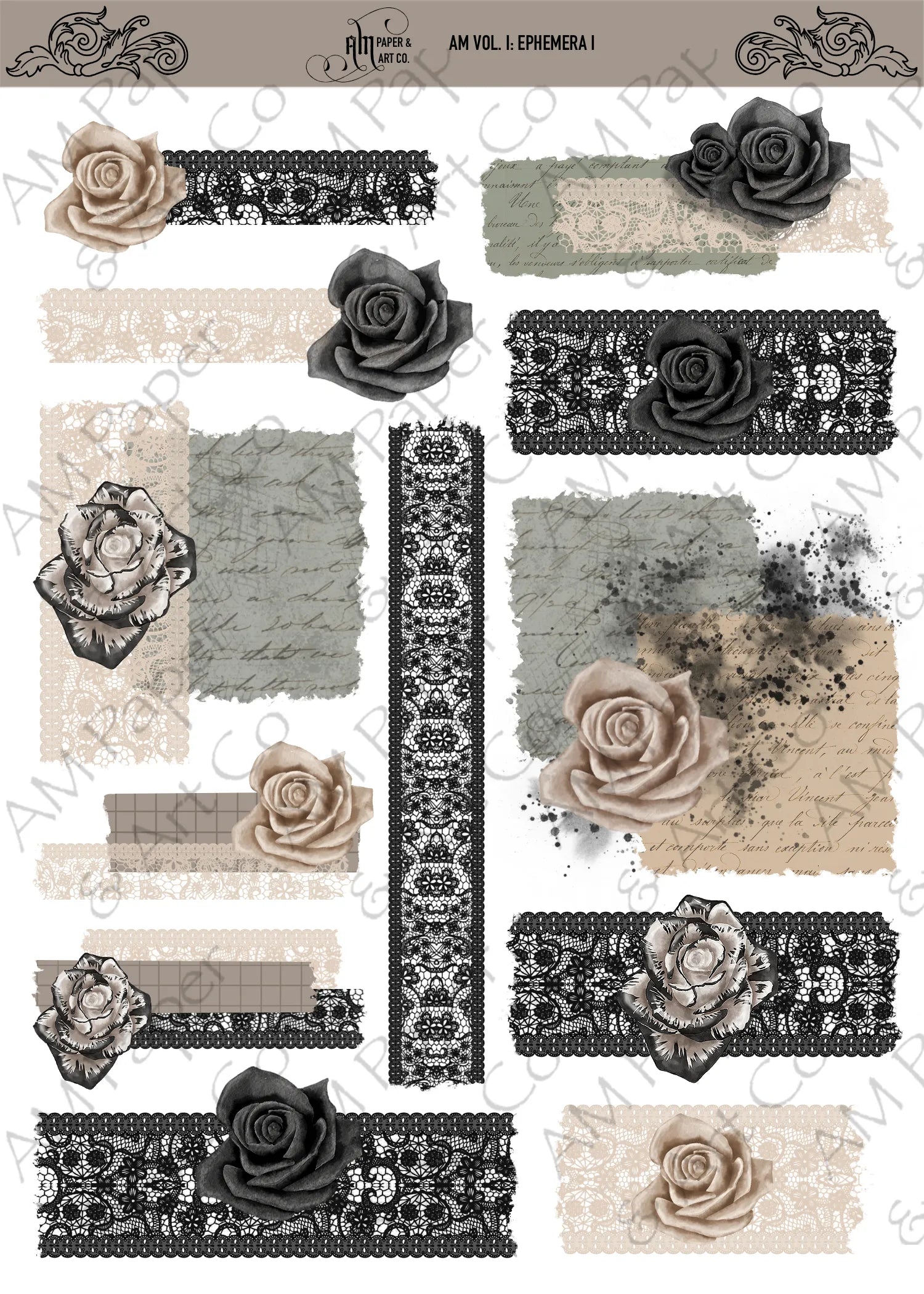AM Vol. I: Ephemera I Stickers