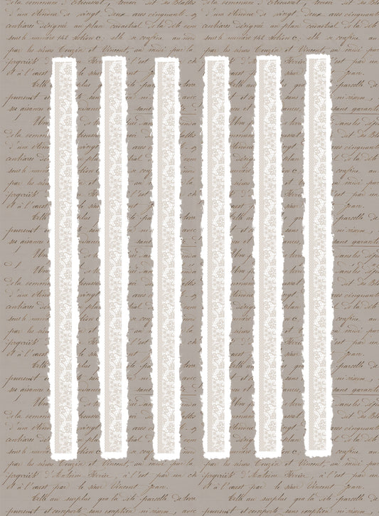 Taupe Lace Washi Tape