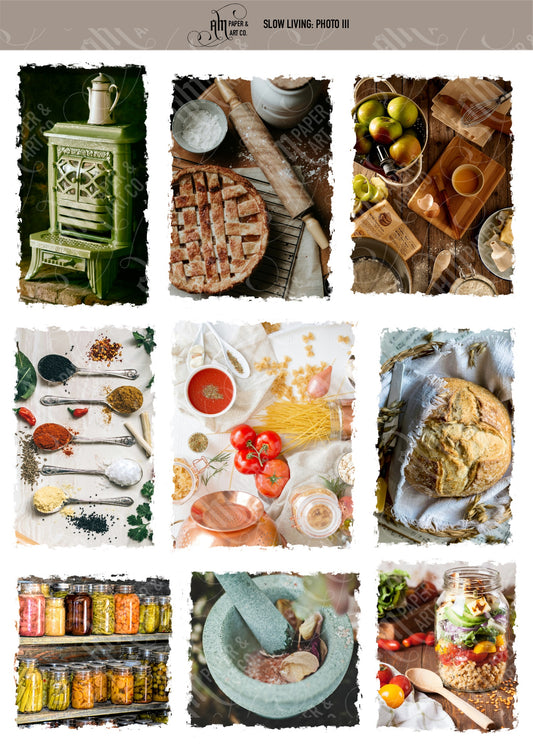 Slow Living: Photo Stickers III