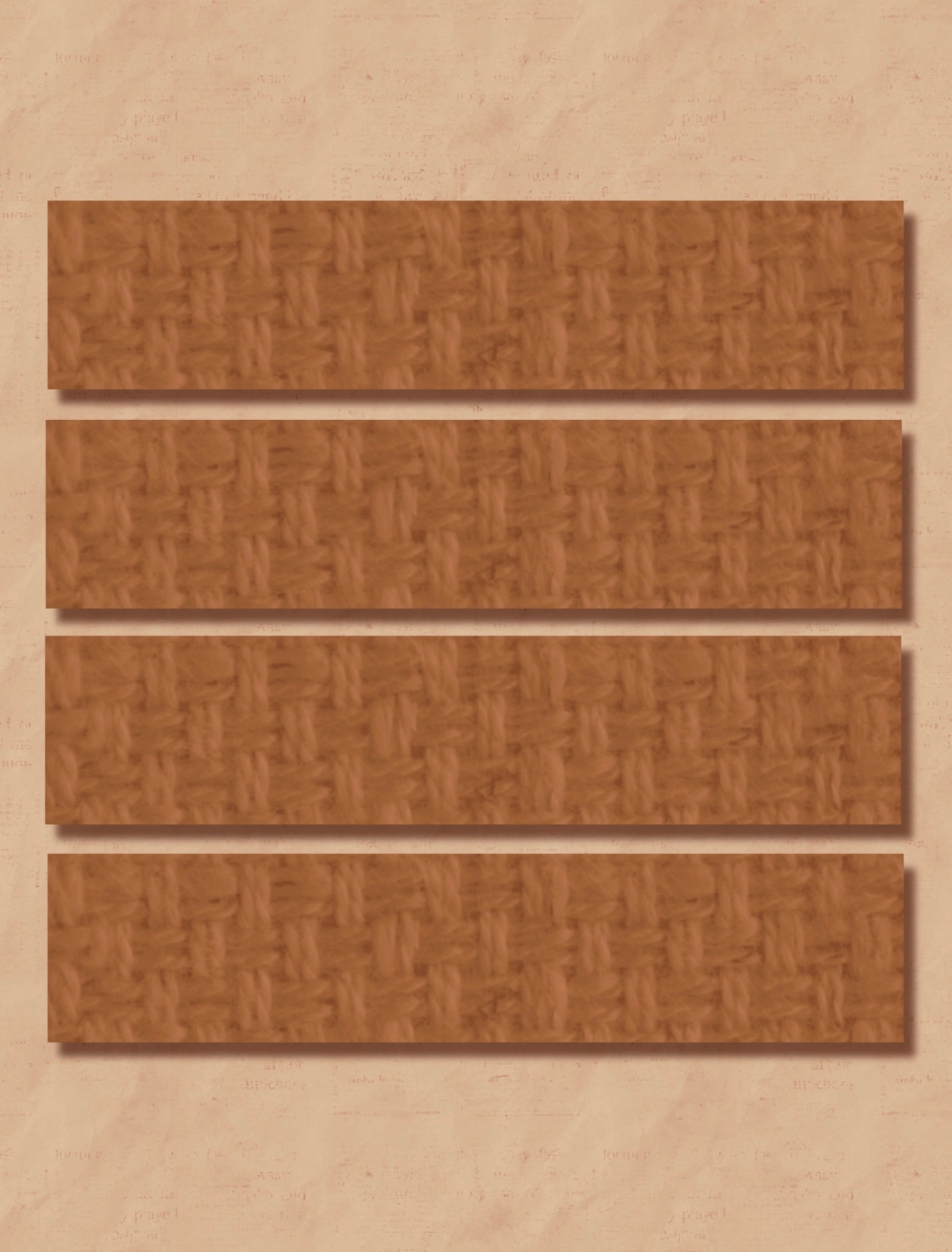 Warm Brown Knit Washi Tape (10mm)