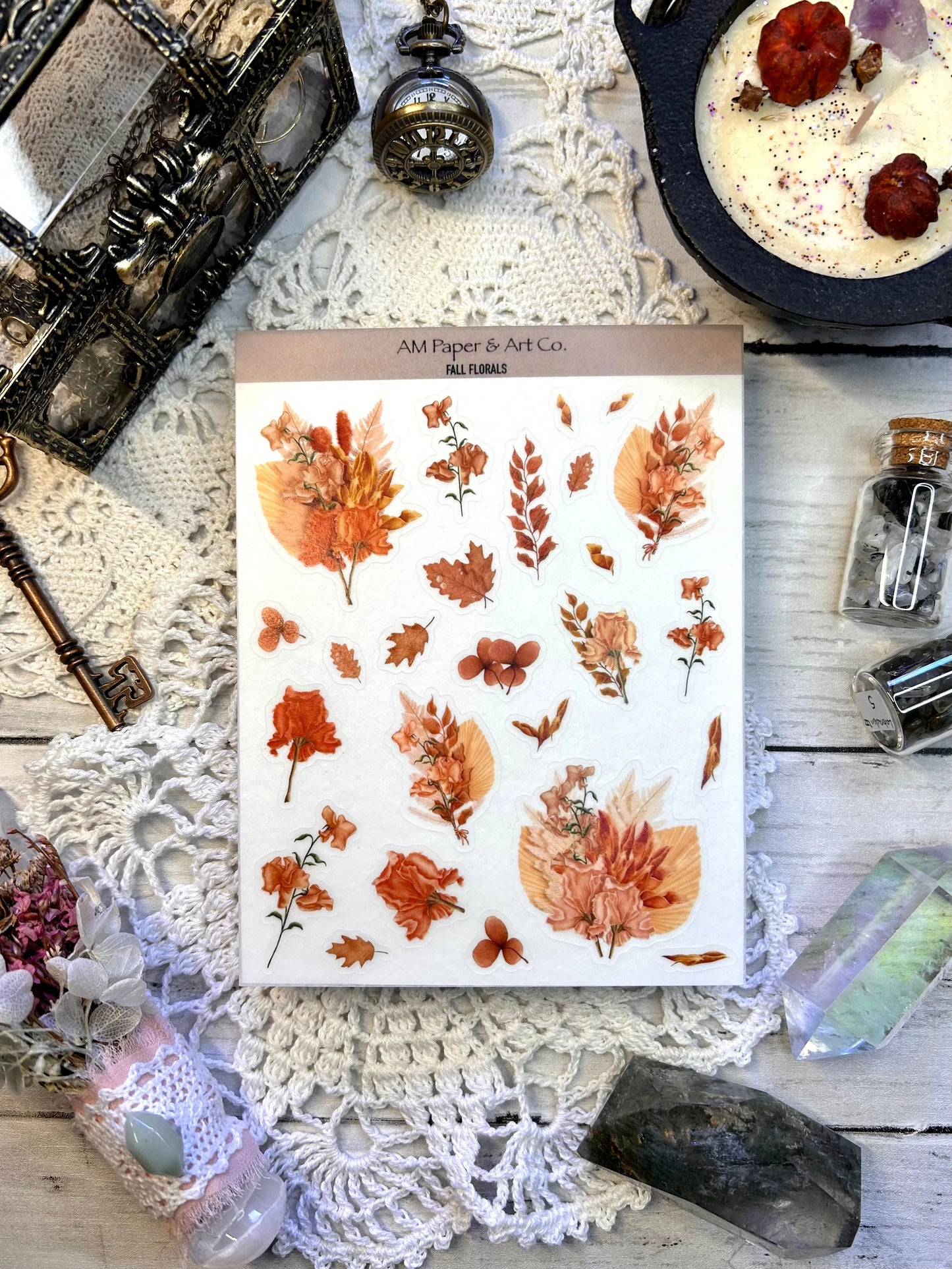 Fall Florals Stickers