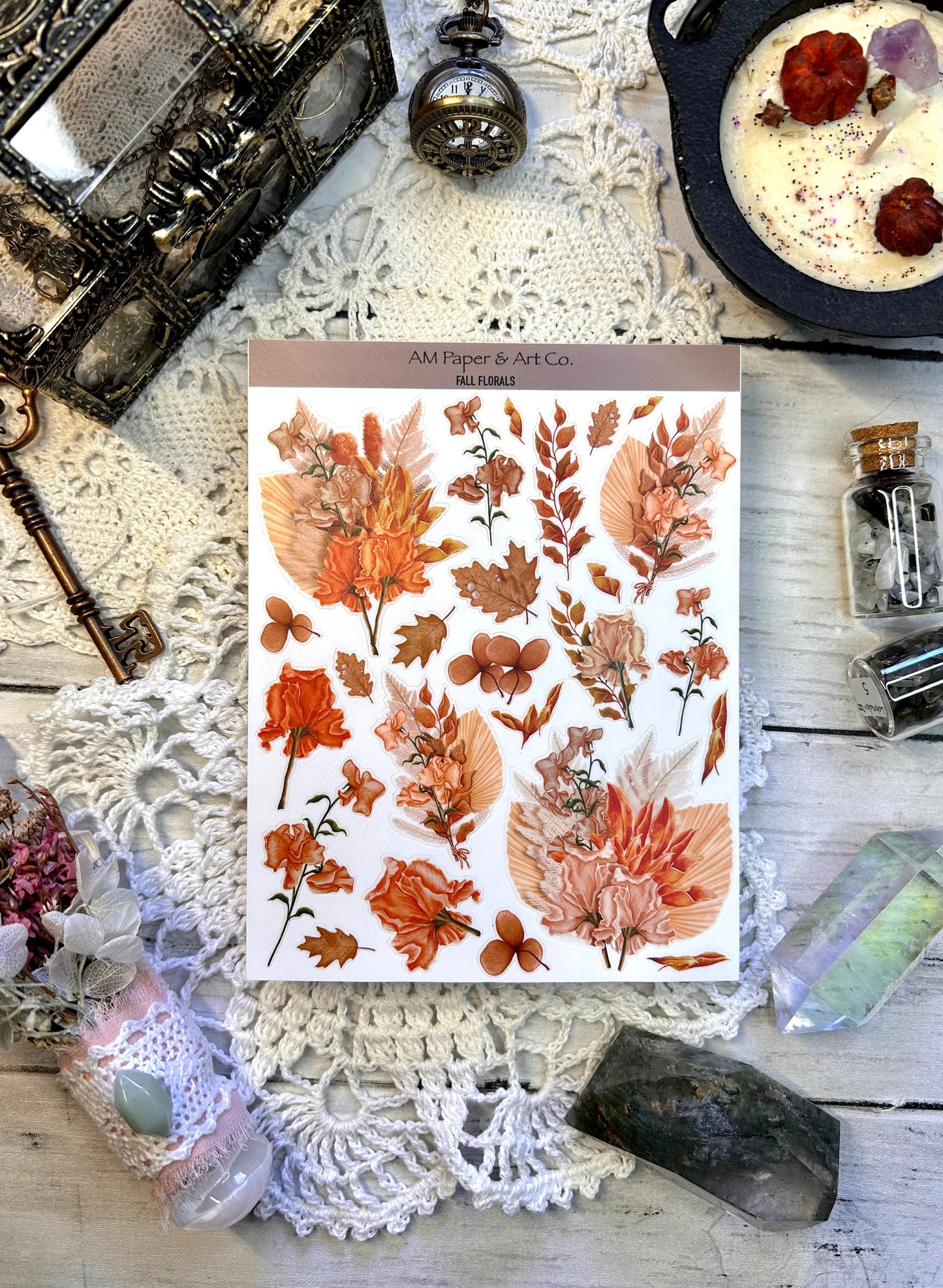 Fall Florals Stickers