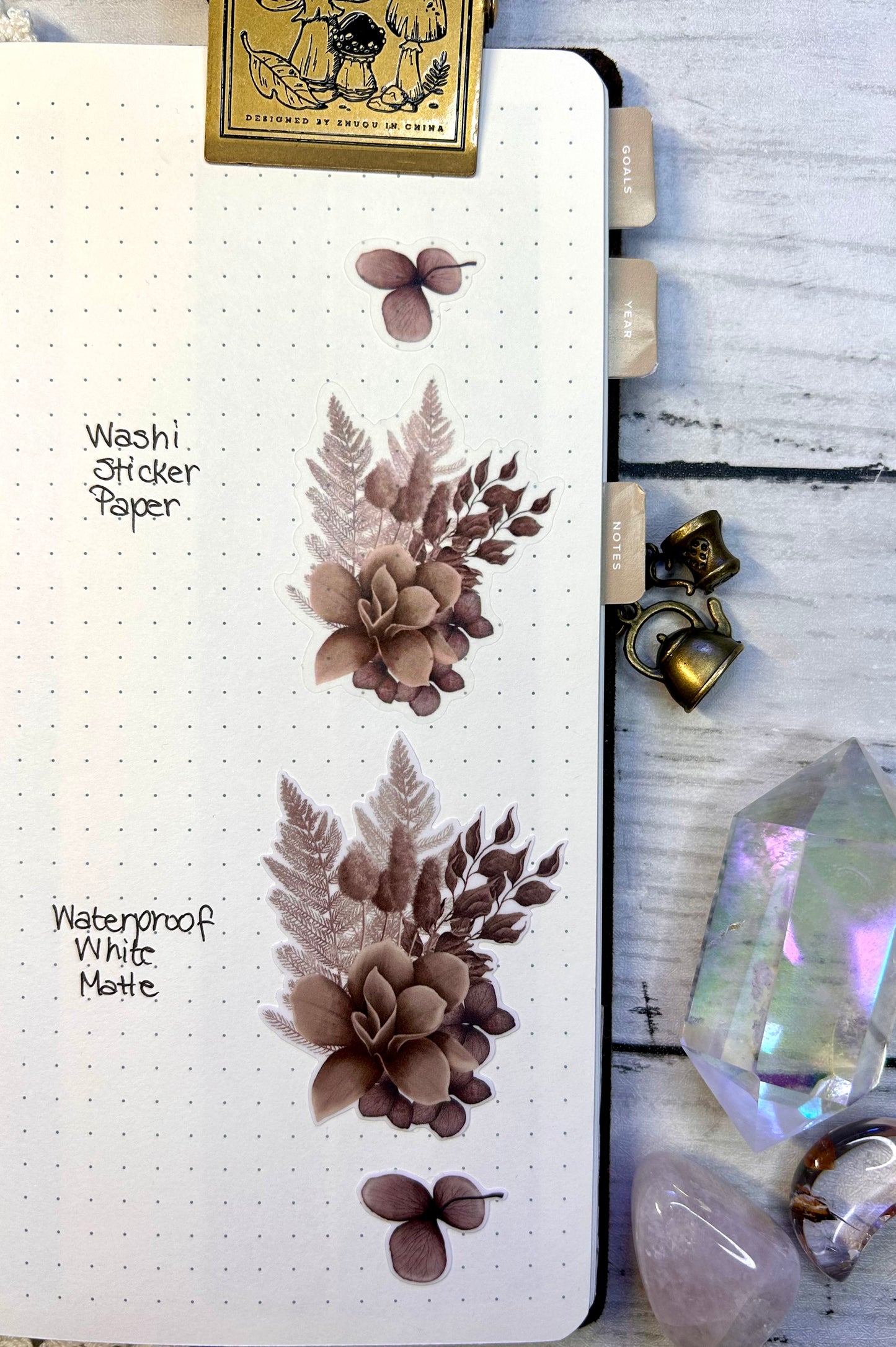 Victorian Gothic Florals Stickers