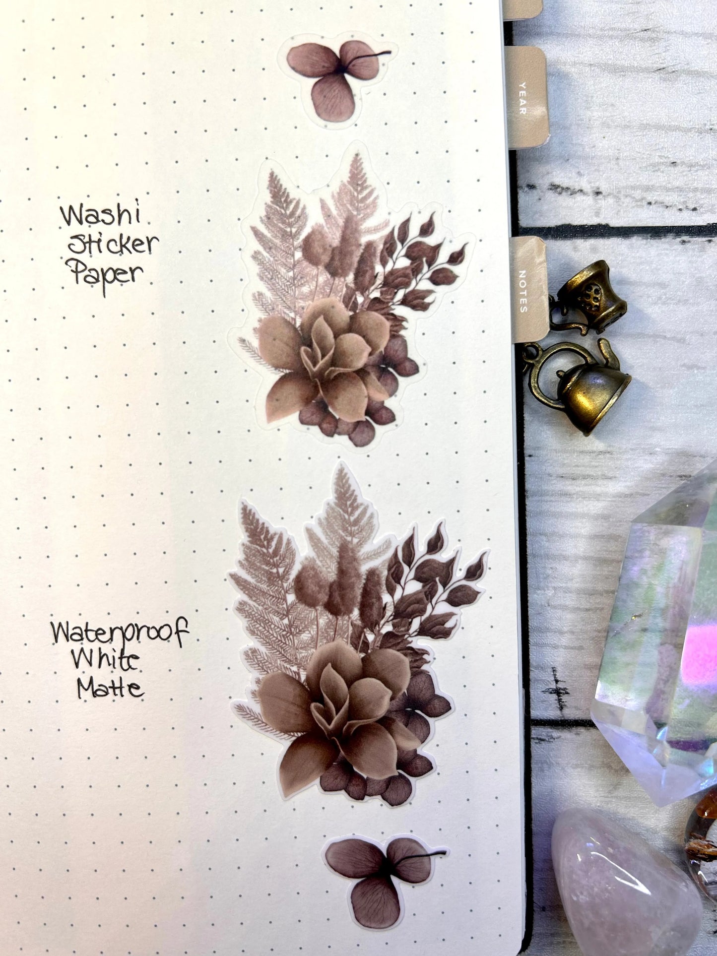 Victorian Gothic Florals Stickers