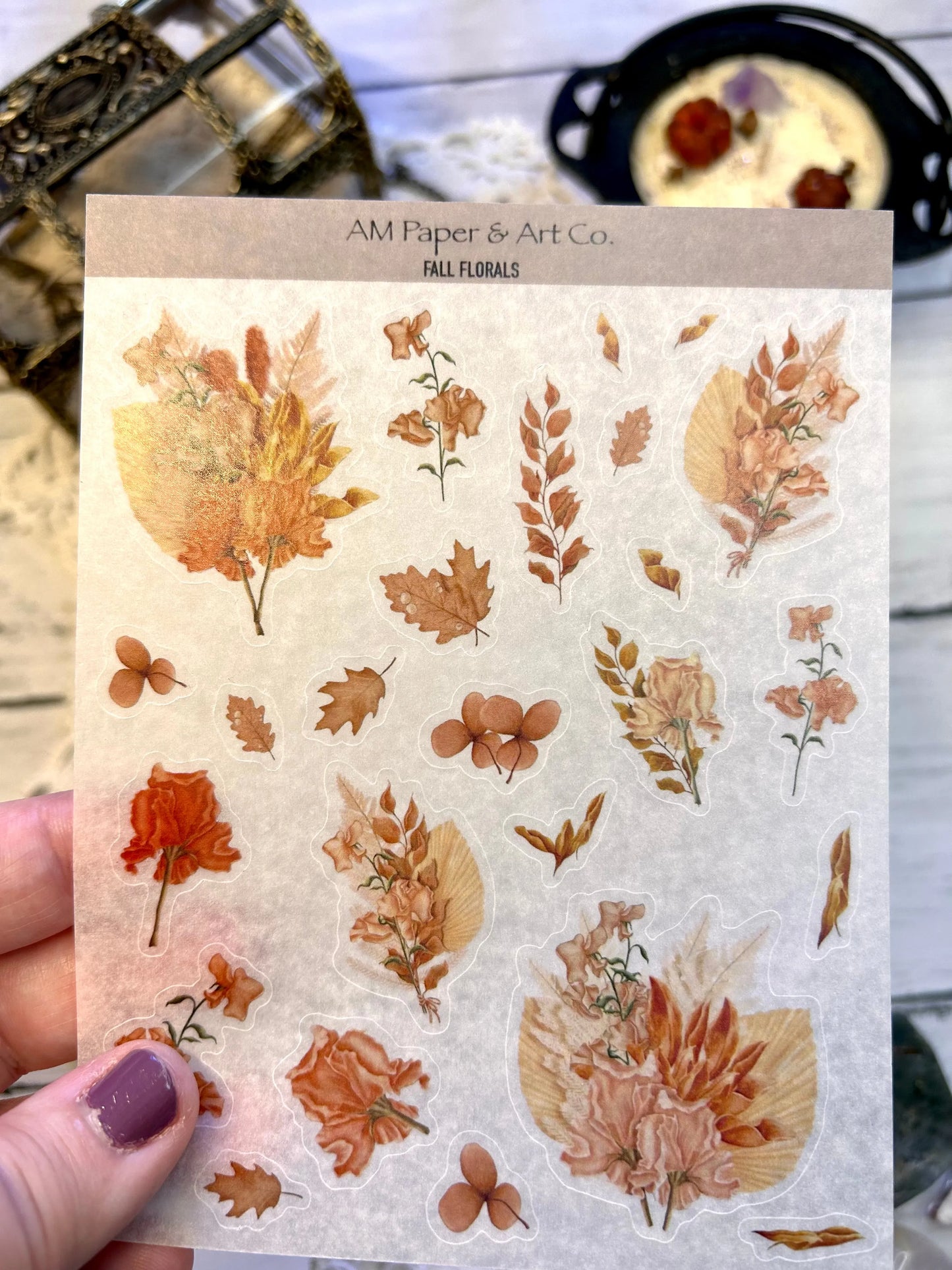 Fall Florals Stickers