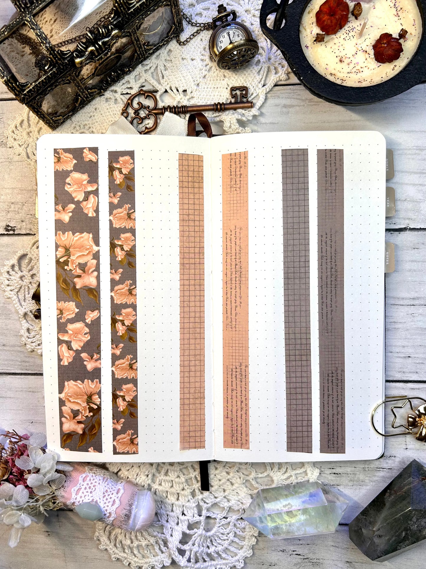 Vintage Floral Washi Tape