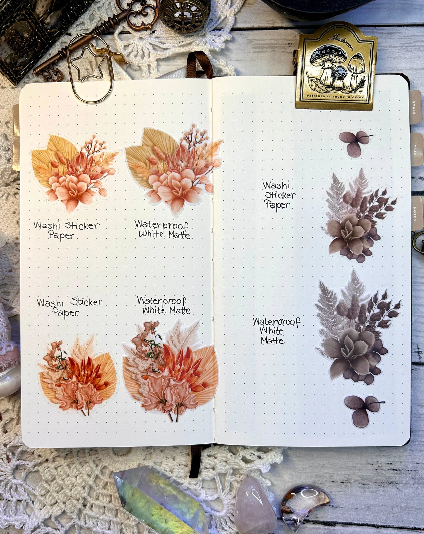 Fall Florals Stickers