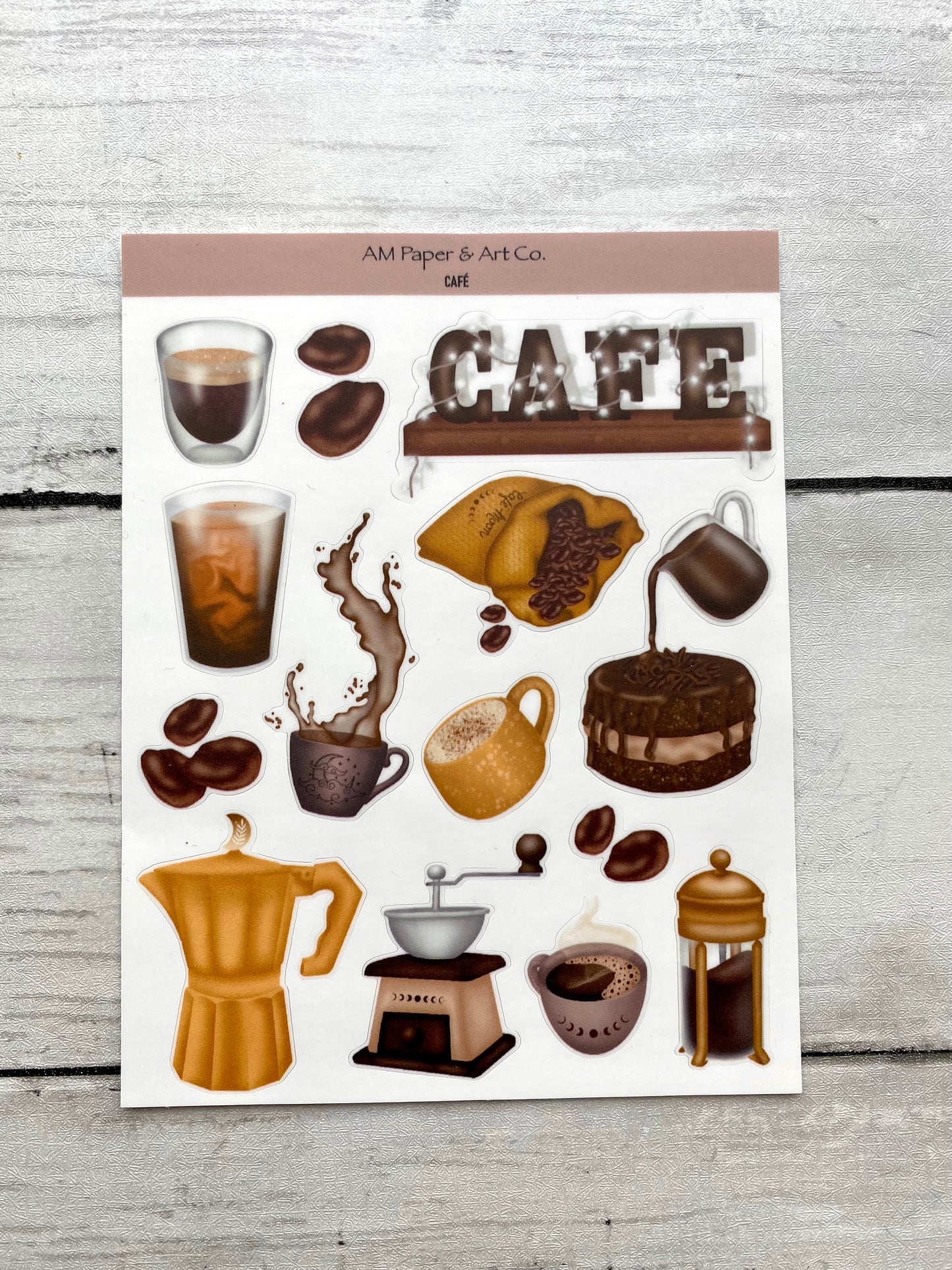 Cafe Stickers