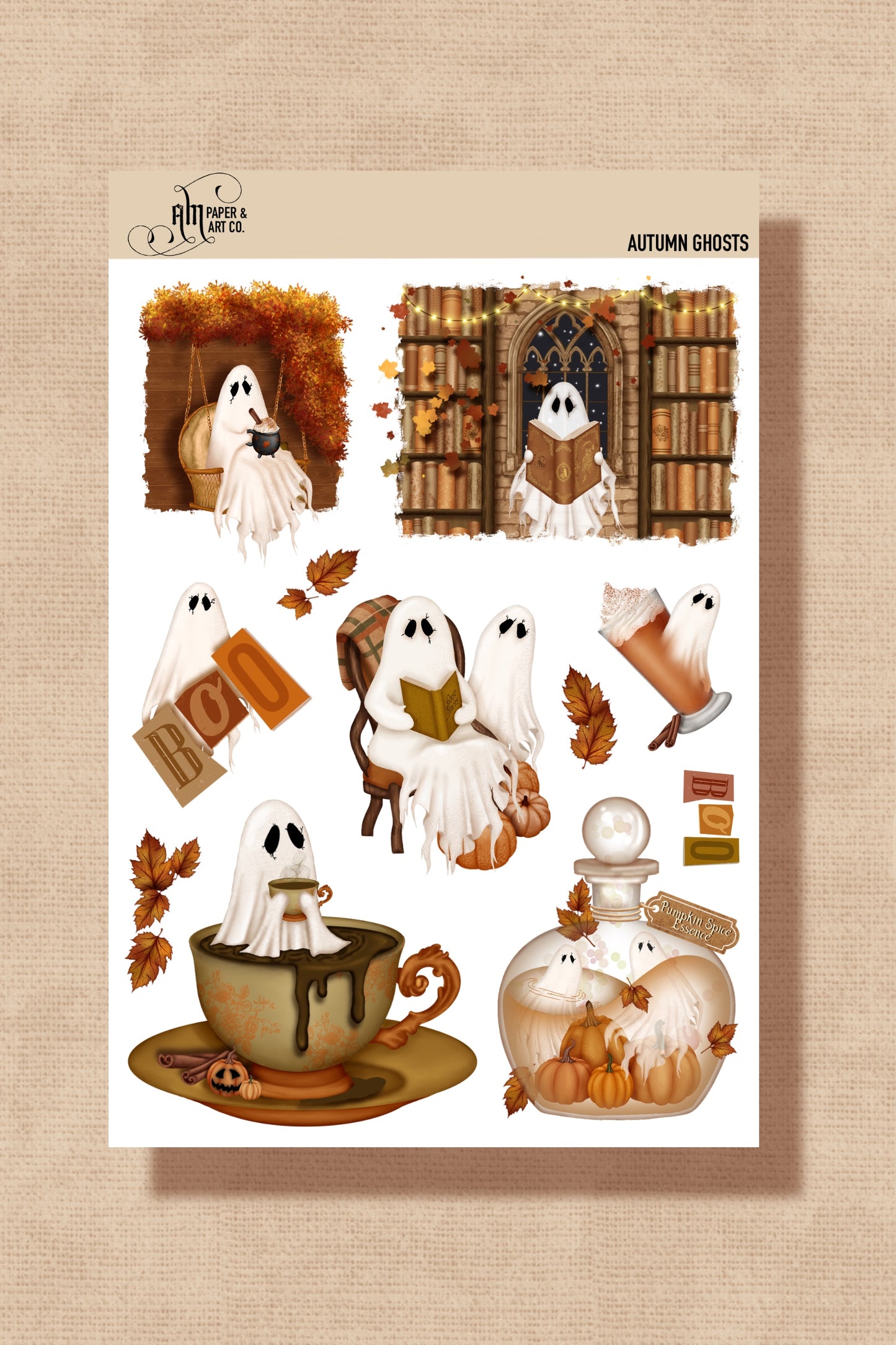 Autumn Ghosts Stickers