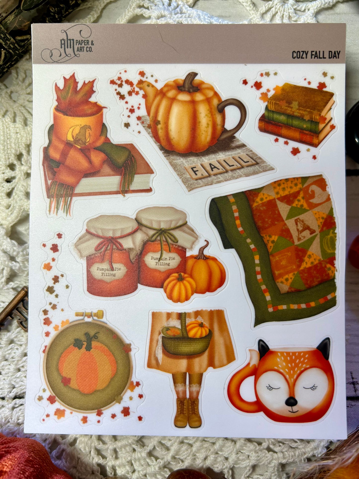 Cozy Fall Day Stickers