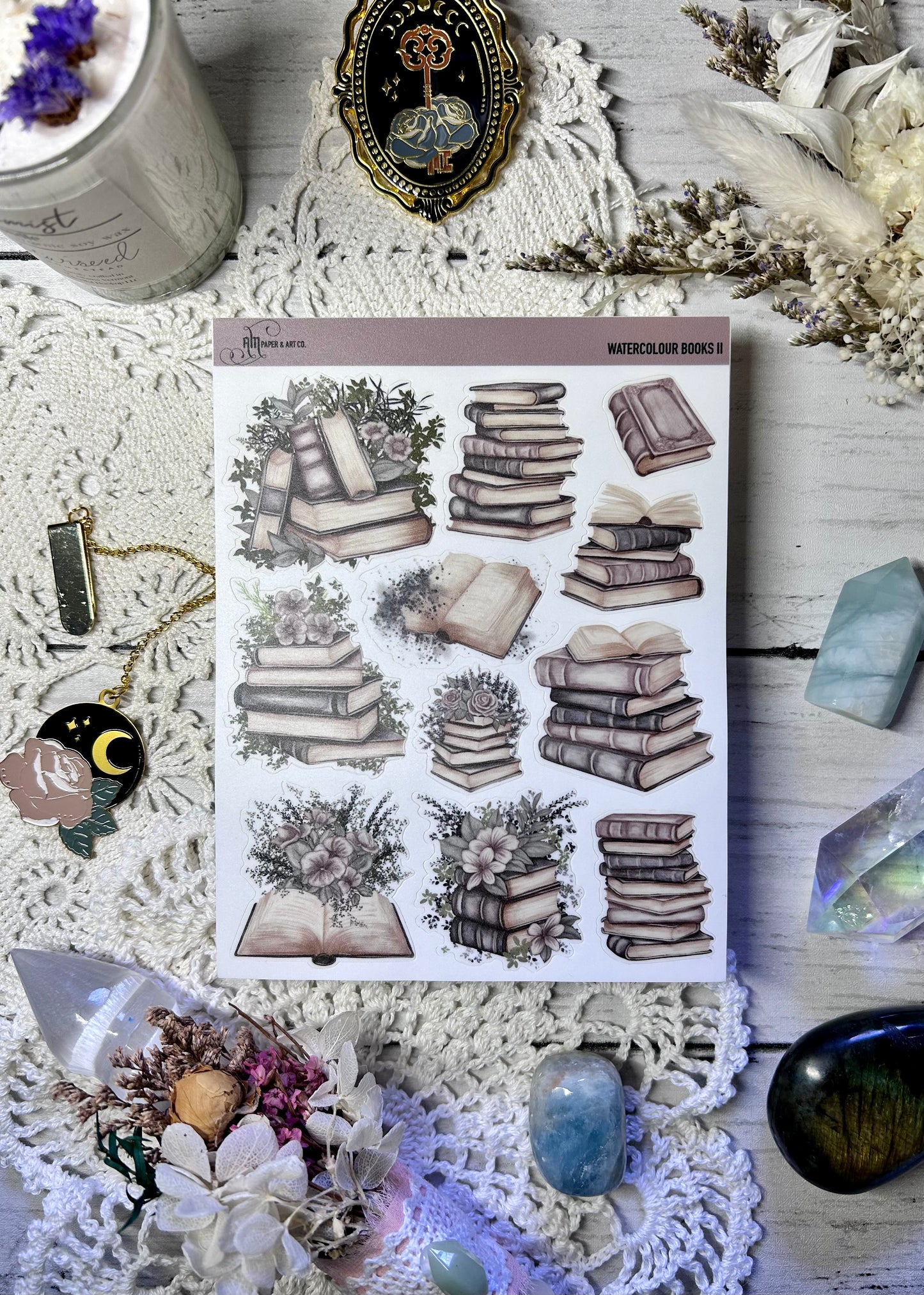 Watercolour Books II Stickers