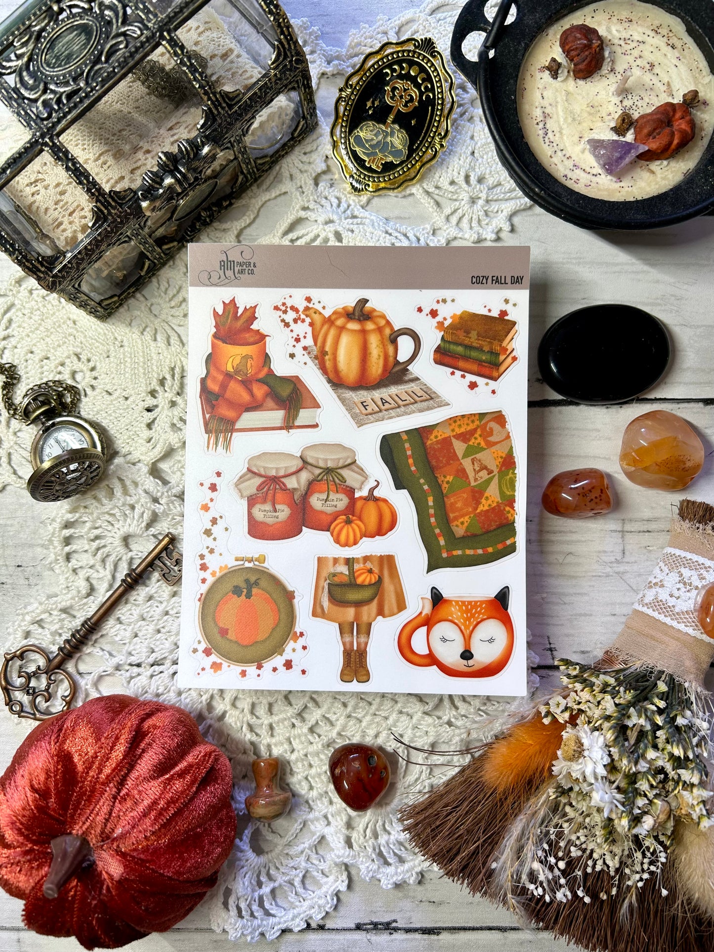 Cozy Fall Day Stickers