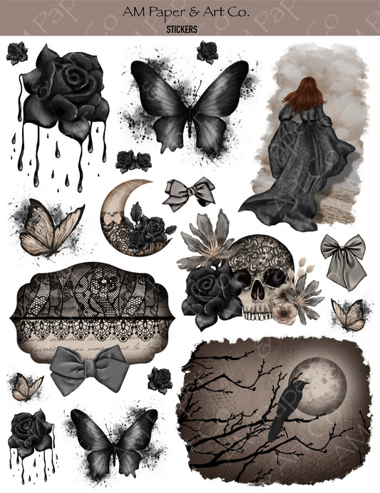 Gothic Lace Stickers