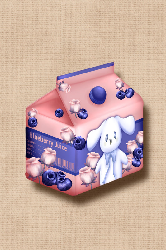 PRE-ORDER Juice Box (C) Die Cut Sticker (ships in 4-6 weeks)