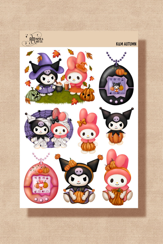 PRE-ORDER K&M Autumn Stickers (Ships in 4-6 weeks)