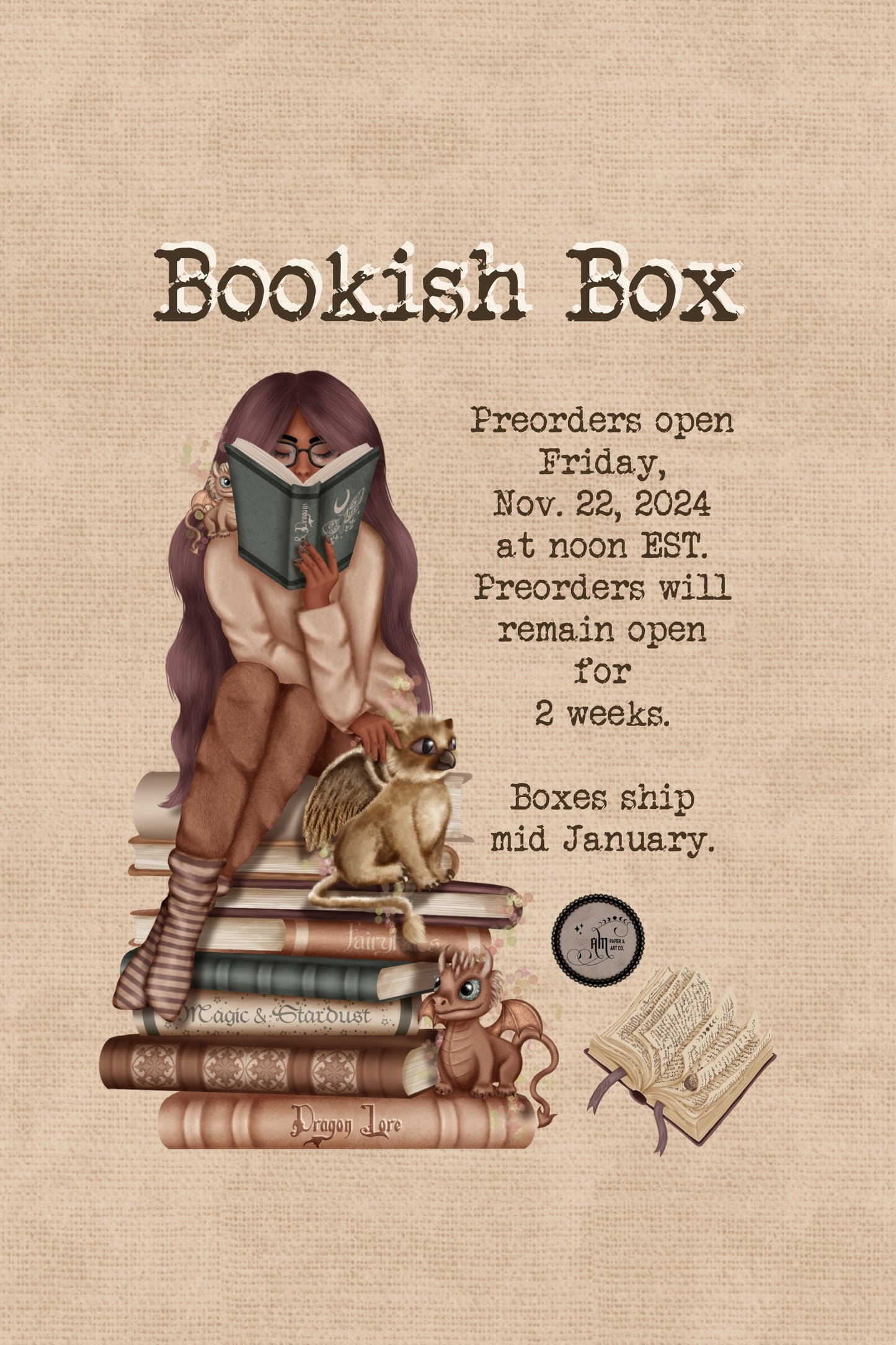 Bookish Box: PREORDER (Ships Mid-January)