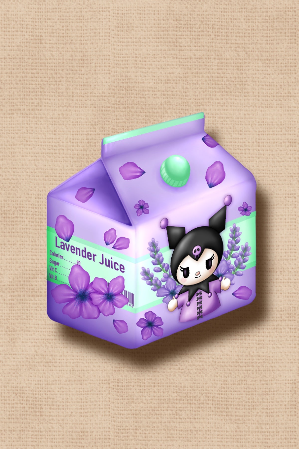 PRE-ORDER Juice Box (K) Die Cut Sticker (ships in 4-6 weeks)