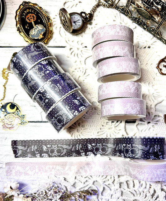 Taupe Lace Washi Tape