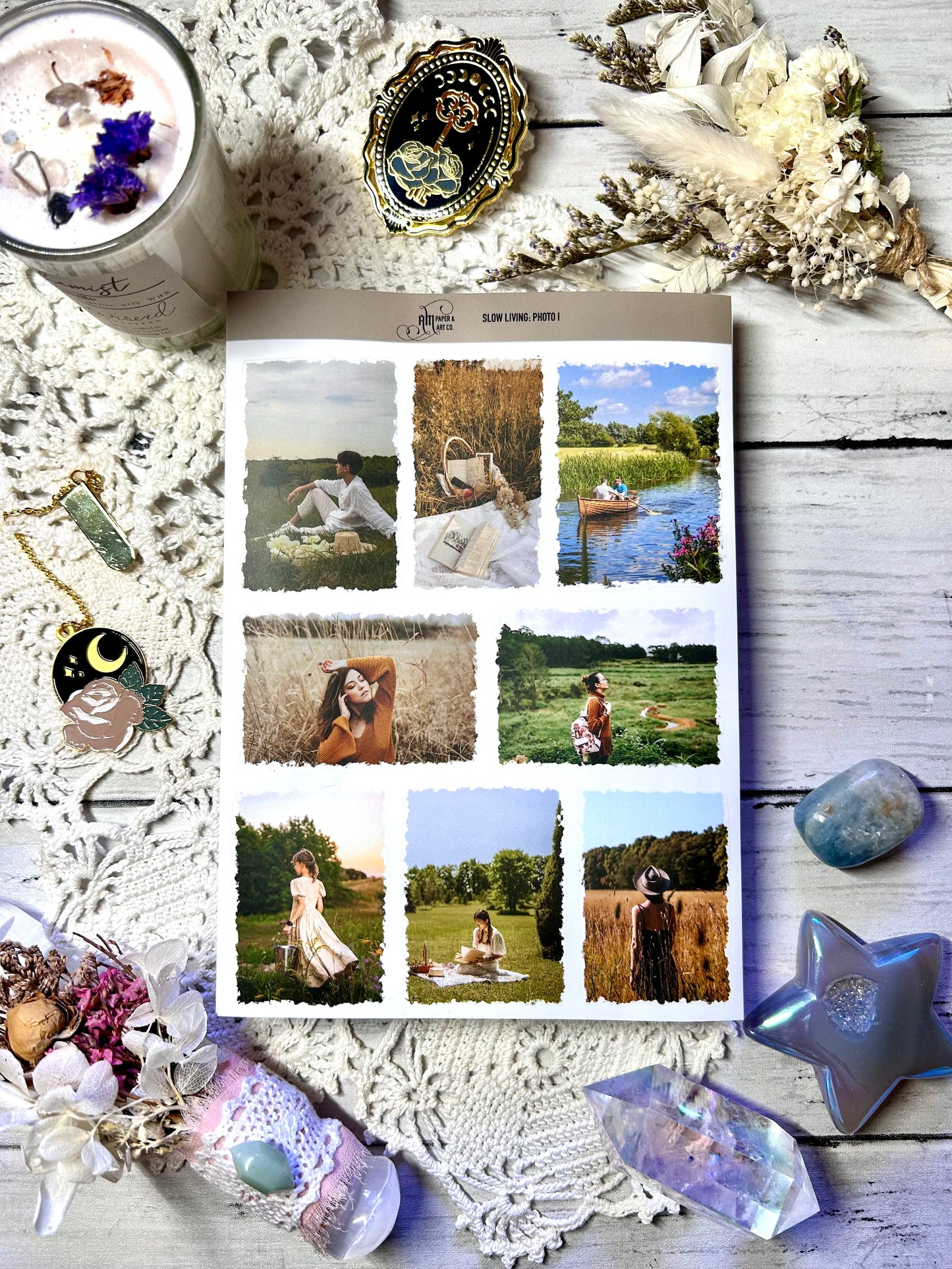 Slow Living: Photo Stickers I