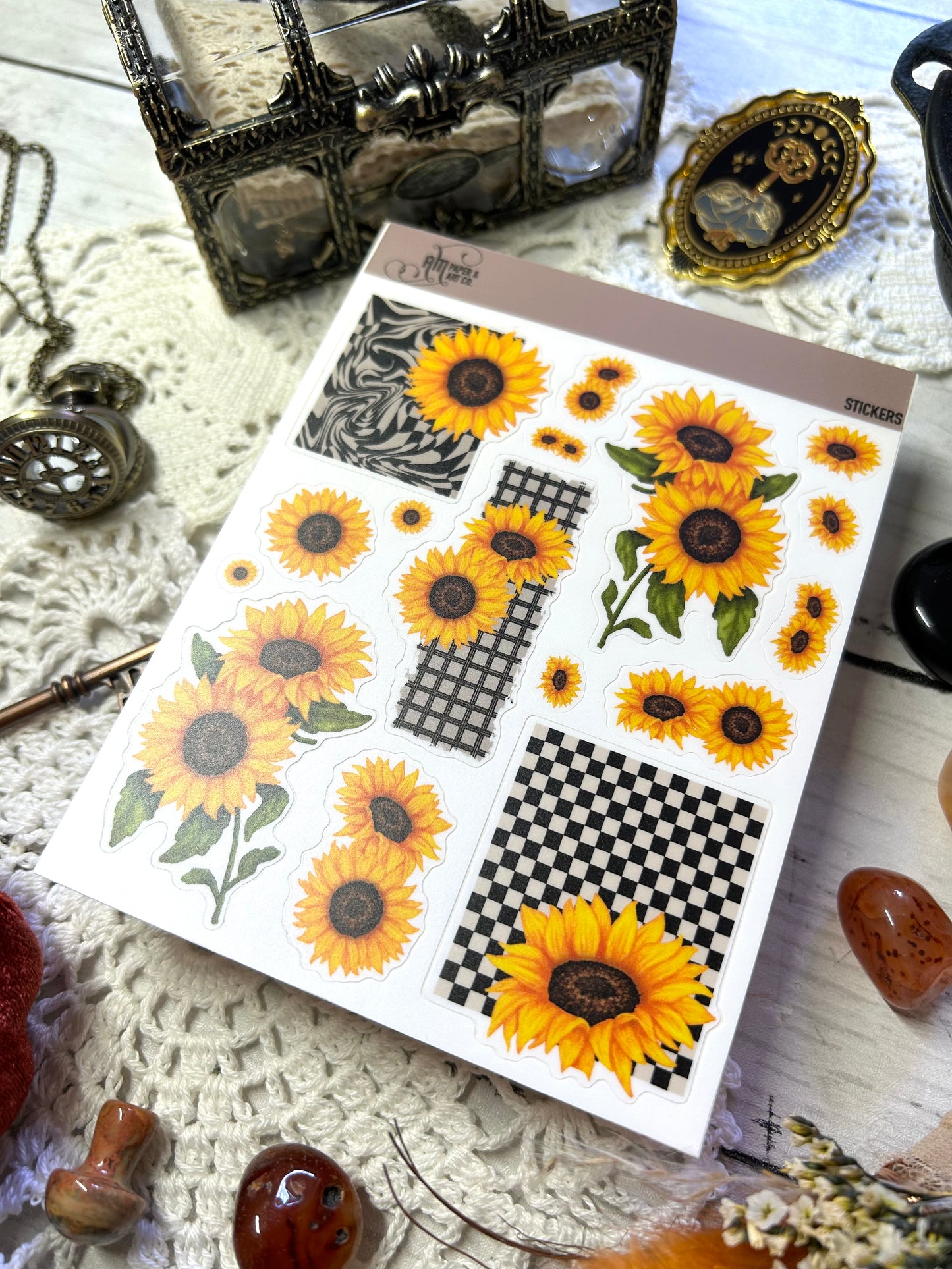 Sunflowers II Stickers