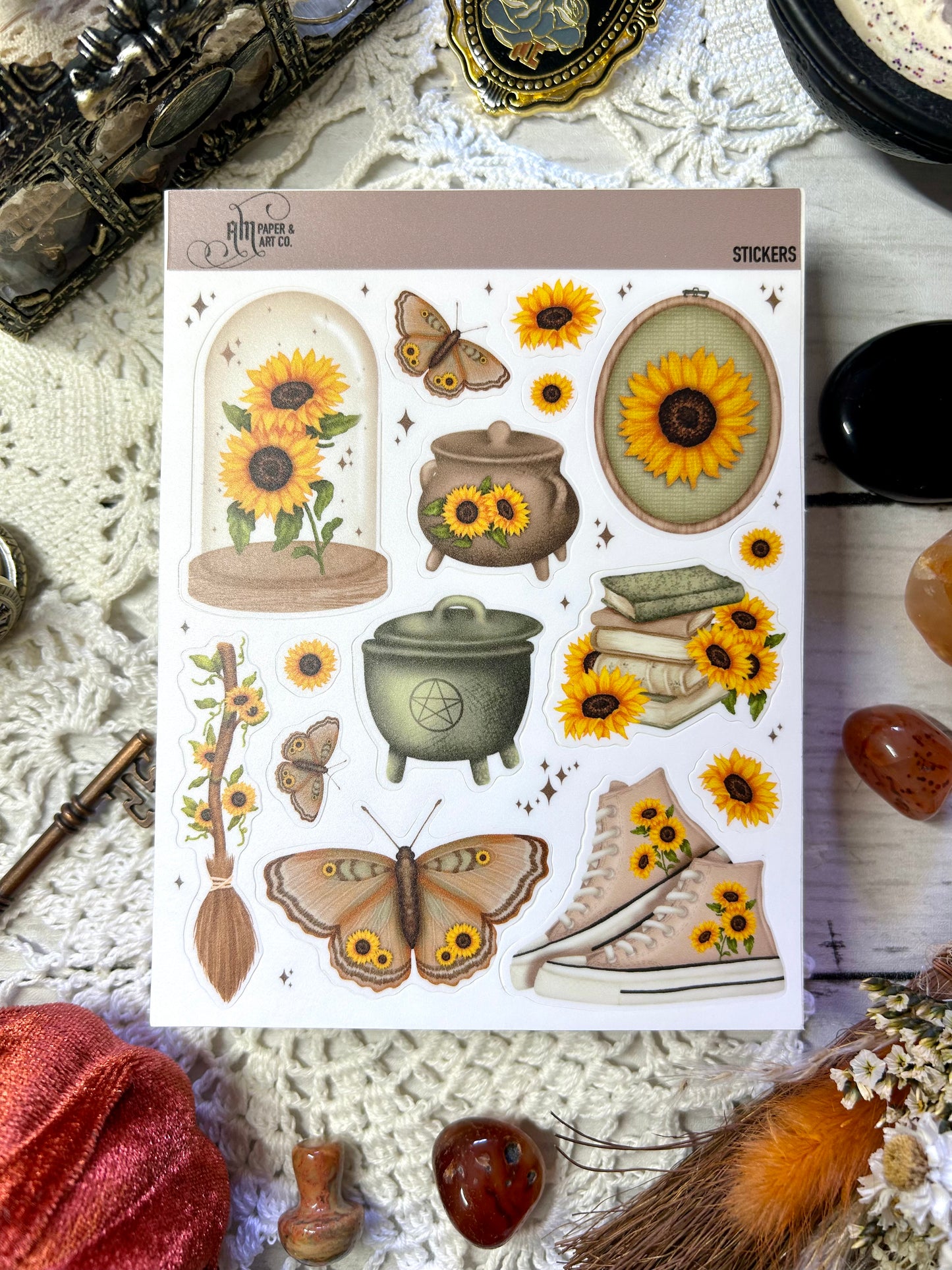 Sunflowers Stickers