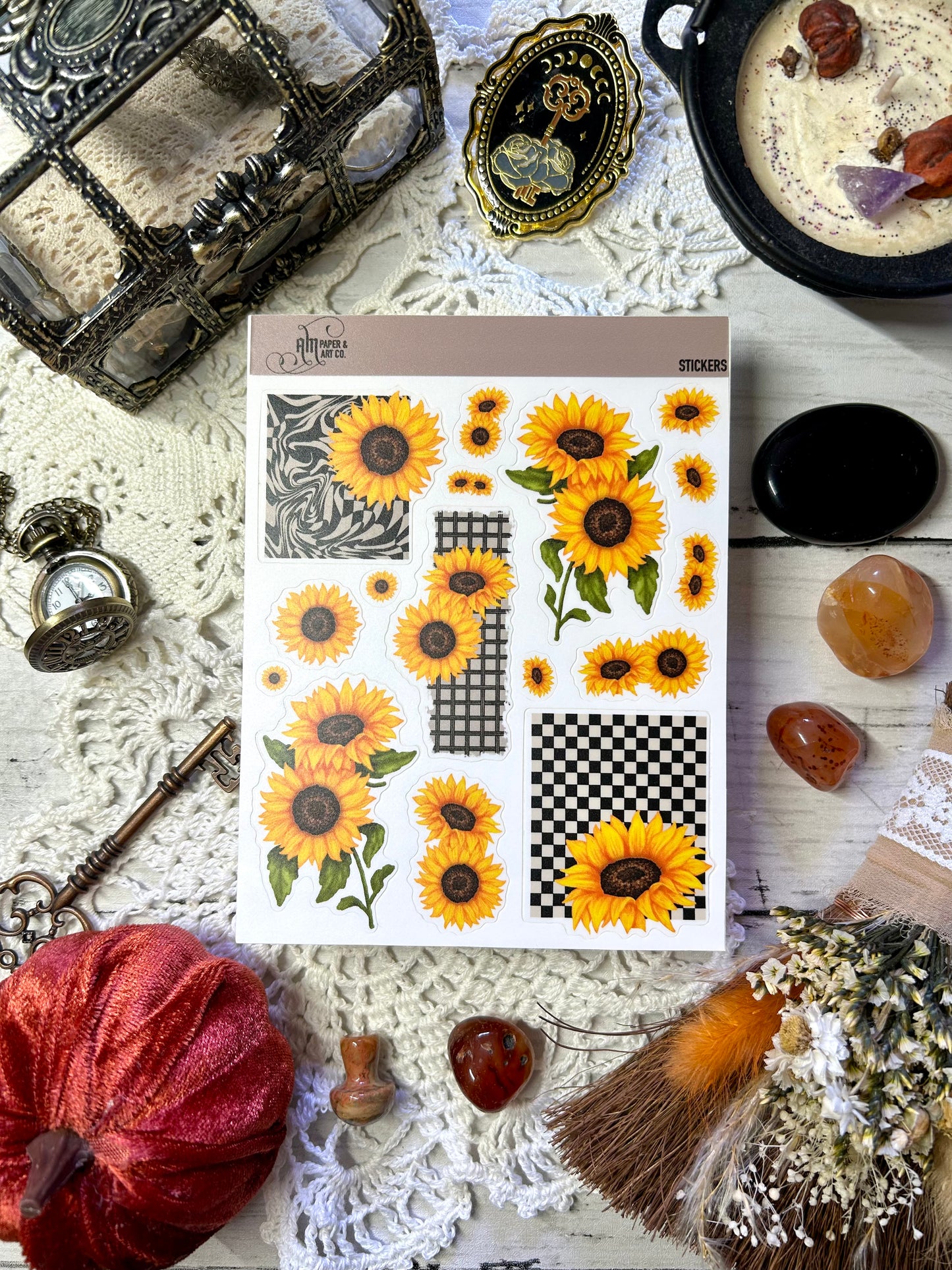 Sunflowers II Stickers