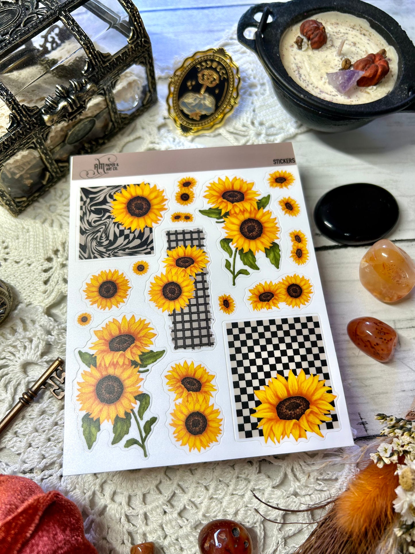 Sunflowers II Stickers