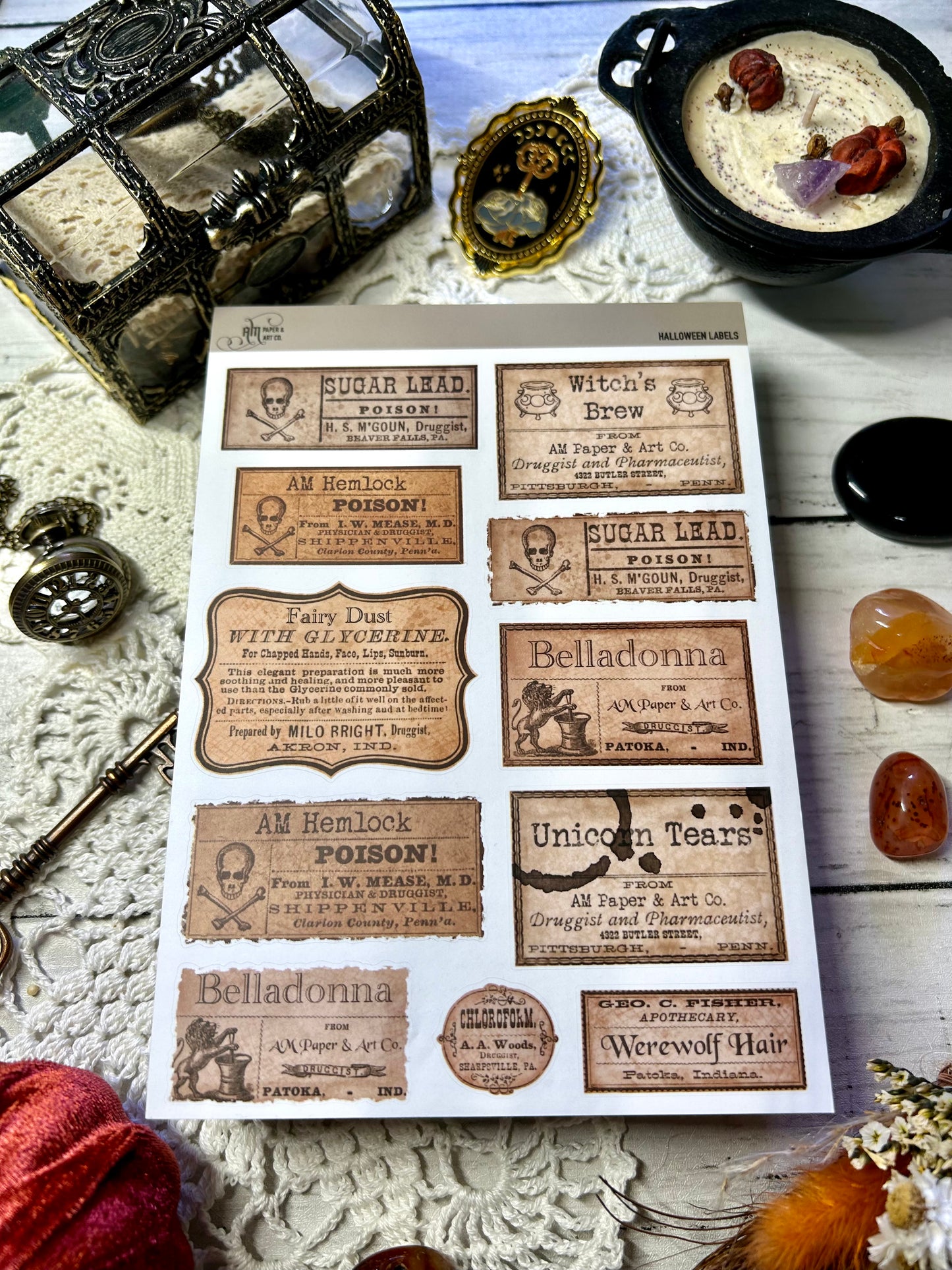 Halloween Labels