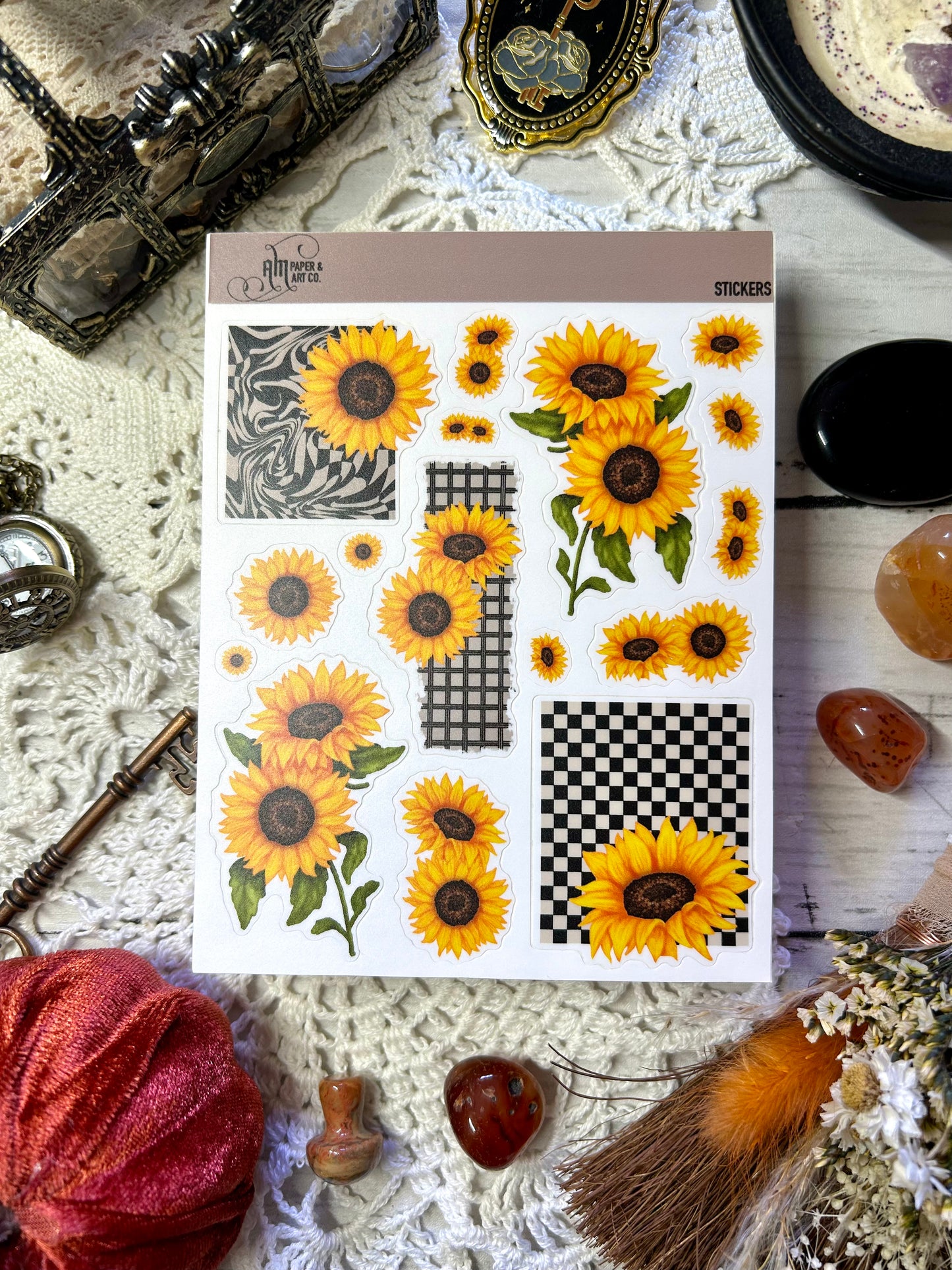 Sunflowers II Stickers