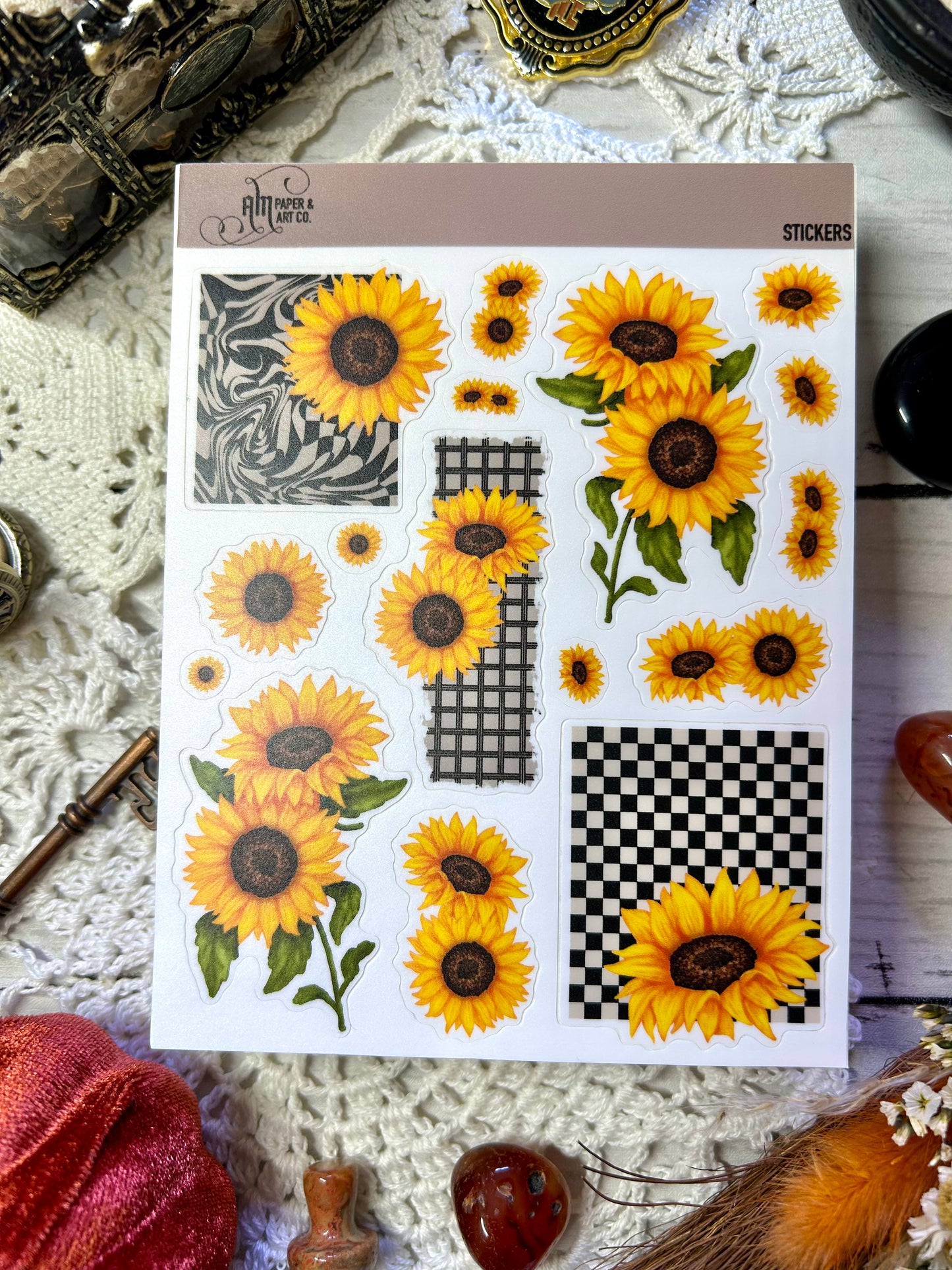 Sunflowers II Stickers