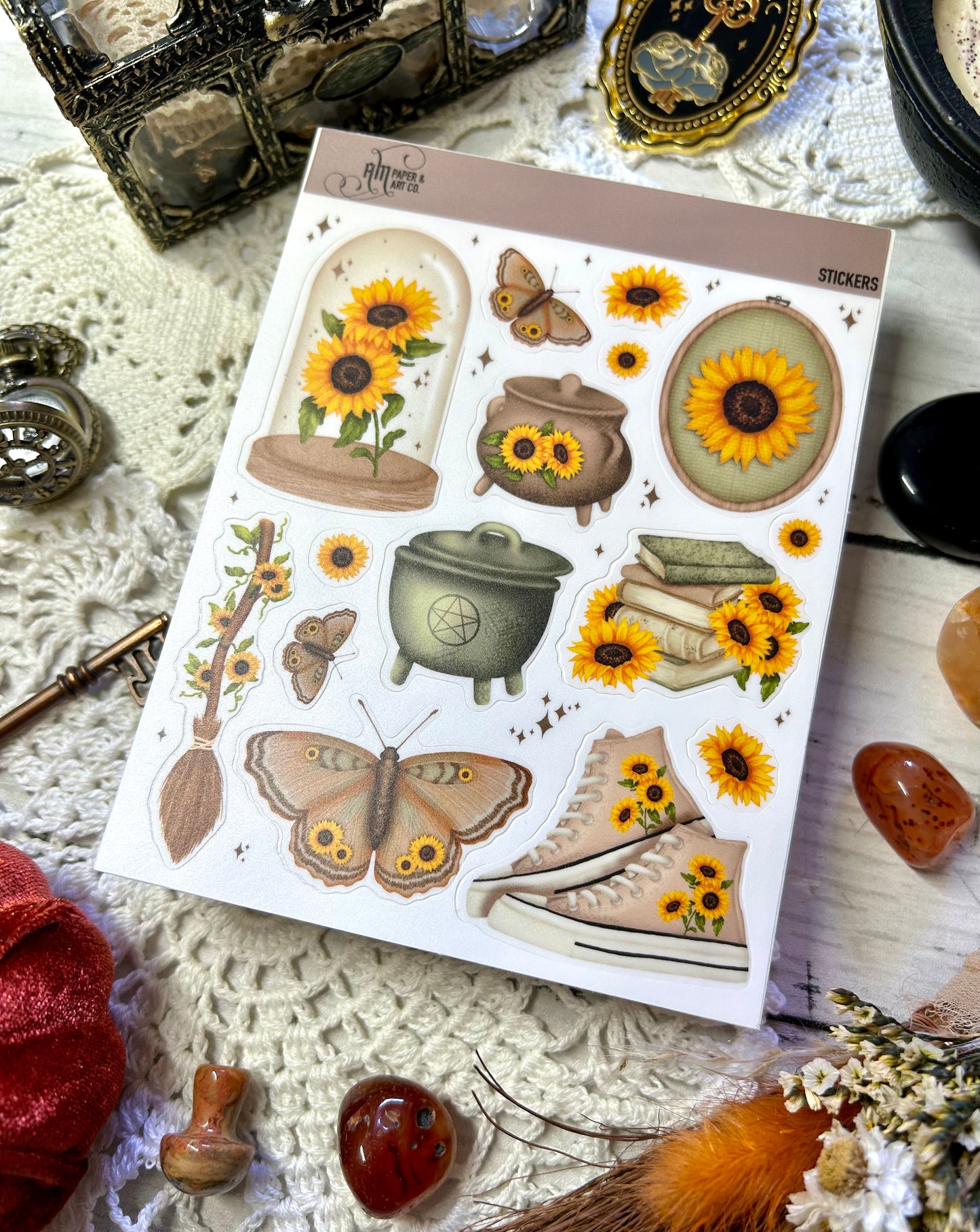 Sunflowers Stickers