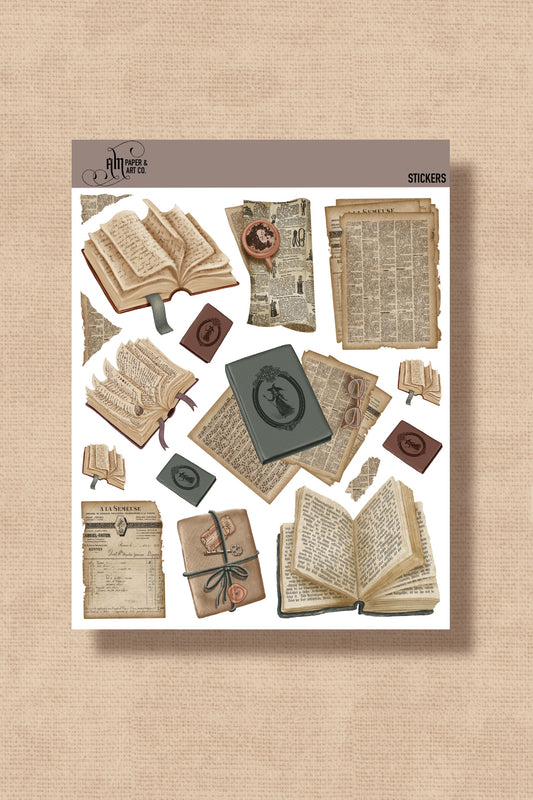Bookish I Stickers