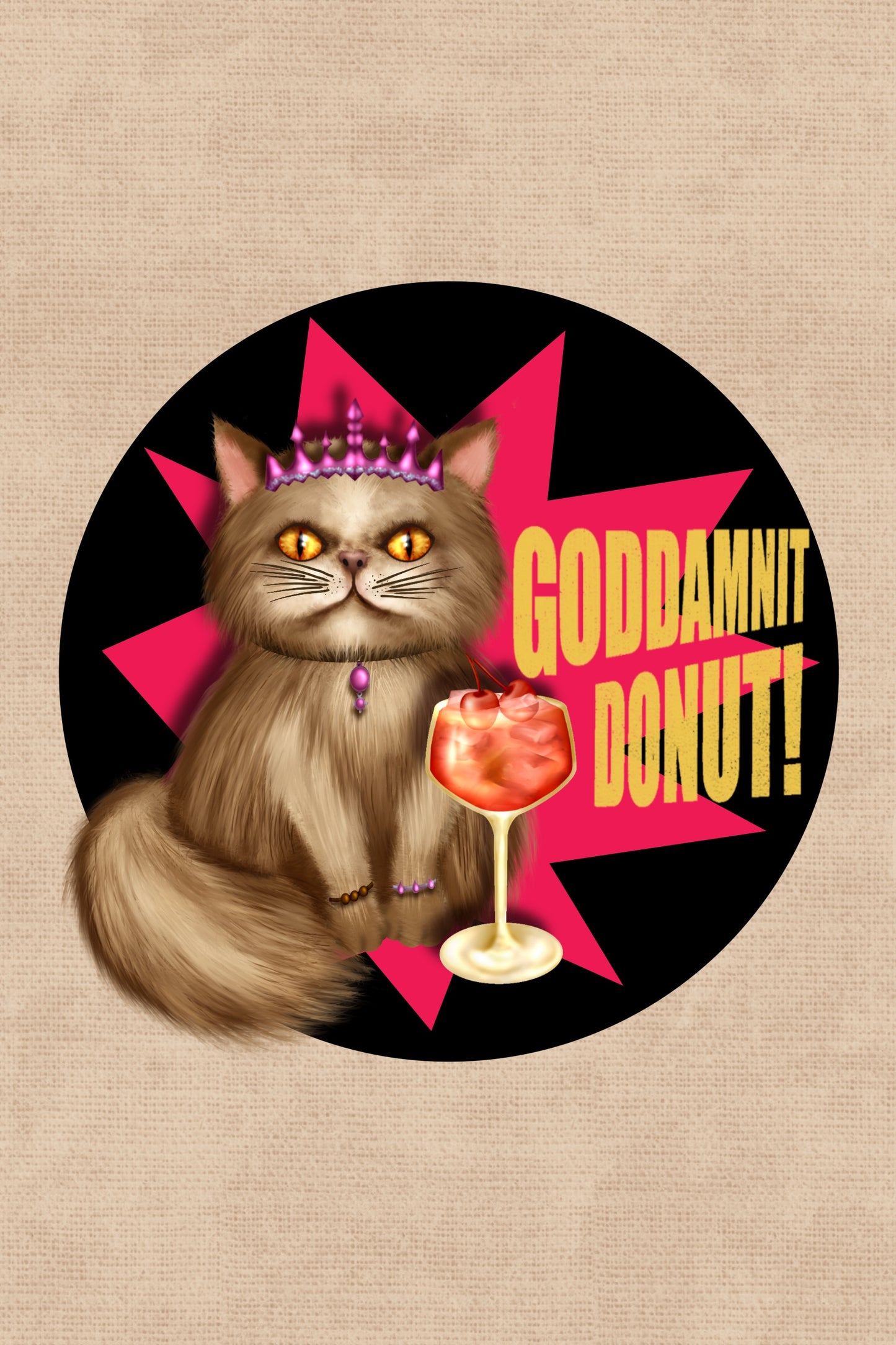 DCC (Fanart) Donut Die Cut Sticker