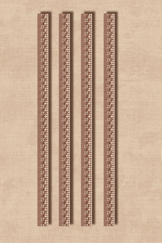 Cherry Ribbon Washi Tape (15 mm) - brown