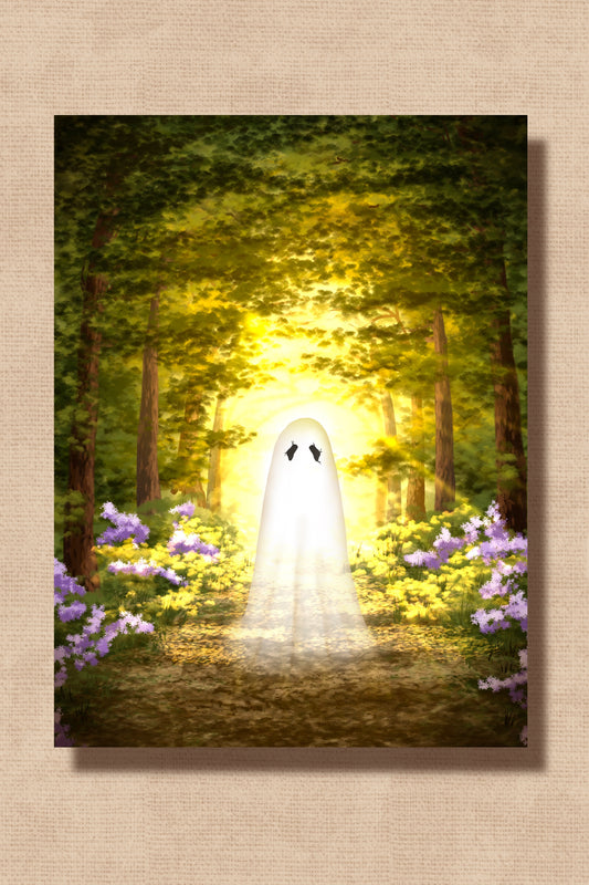 Forest Ghost Art Print/Postcard